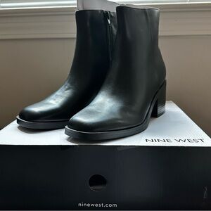 Nine West Amatto Dress Booties [Black Ankle Boots for Women]